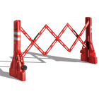 Plastic Accordion Barrier Red Foldable Pop-up Barrier