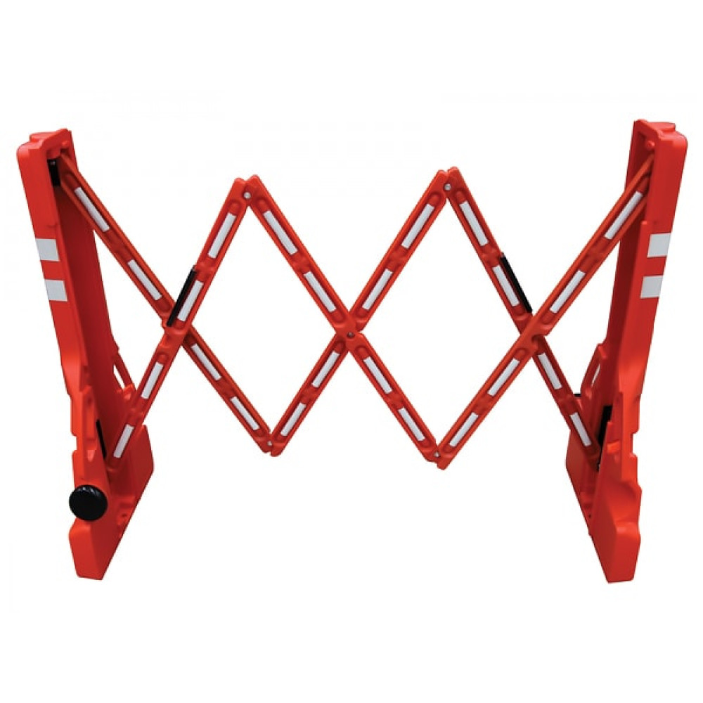 Plastic Accordion Barrier Red Foldable Pop-up Barrier