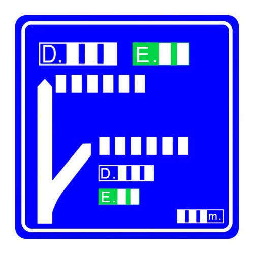 Kavşak Öncesi Yol Levhası İşareti Trafik Bilgi Levhası Tabelası Anlamı B-1a