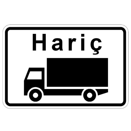 Taşıt İşareti Anlamı Taşıt Paneli Levhası Bilgi İşareti Trafik Tabelası Fiyatı PL-10