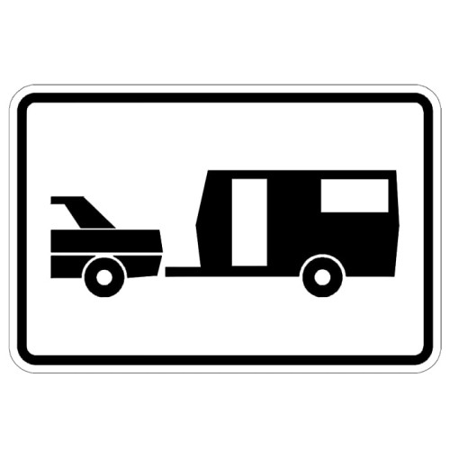 Karavan Taşıt İşareti Anlamı Taşıt Paneli Tabelası Levhası Bilgi İşareti PL-10
