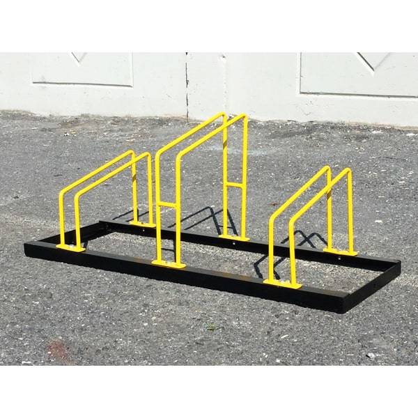 Bicycle Parking Lot Bicycle Parking Bar 3 pcs 40x100 cm