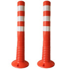 Delineator 75x8 cm Flexible Traffic Delineator 2 PCS