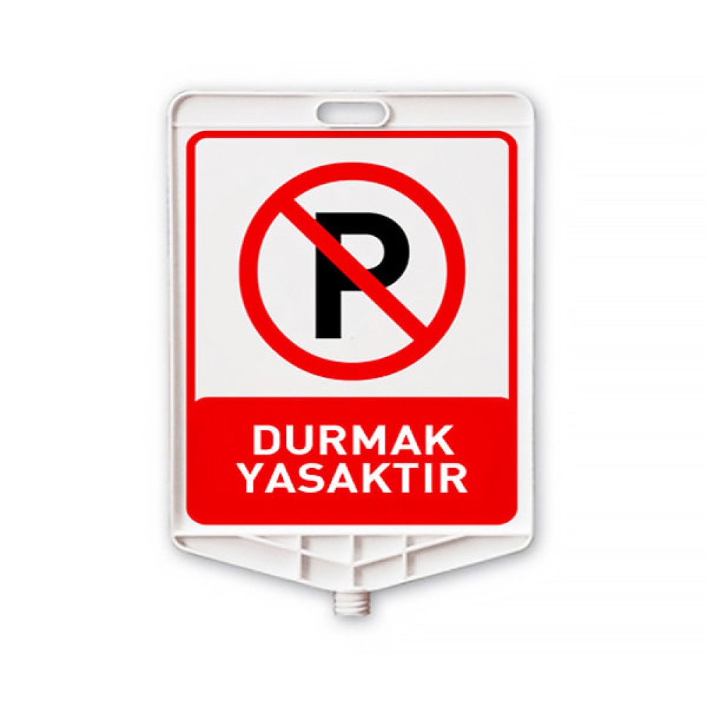 Durmak Yasaktır Levhası Dikdörtgen Uyarı Plastik Trafik Tabelası Fiyatı