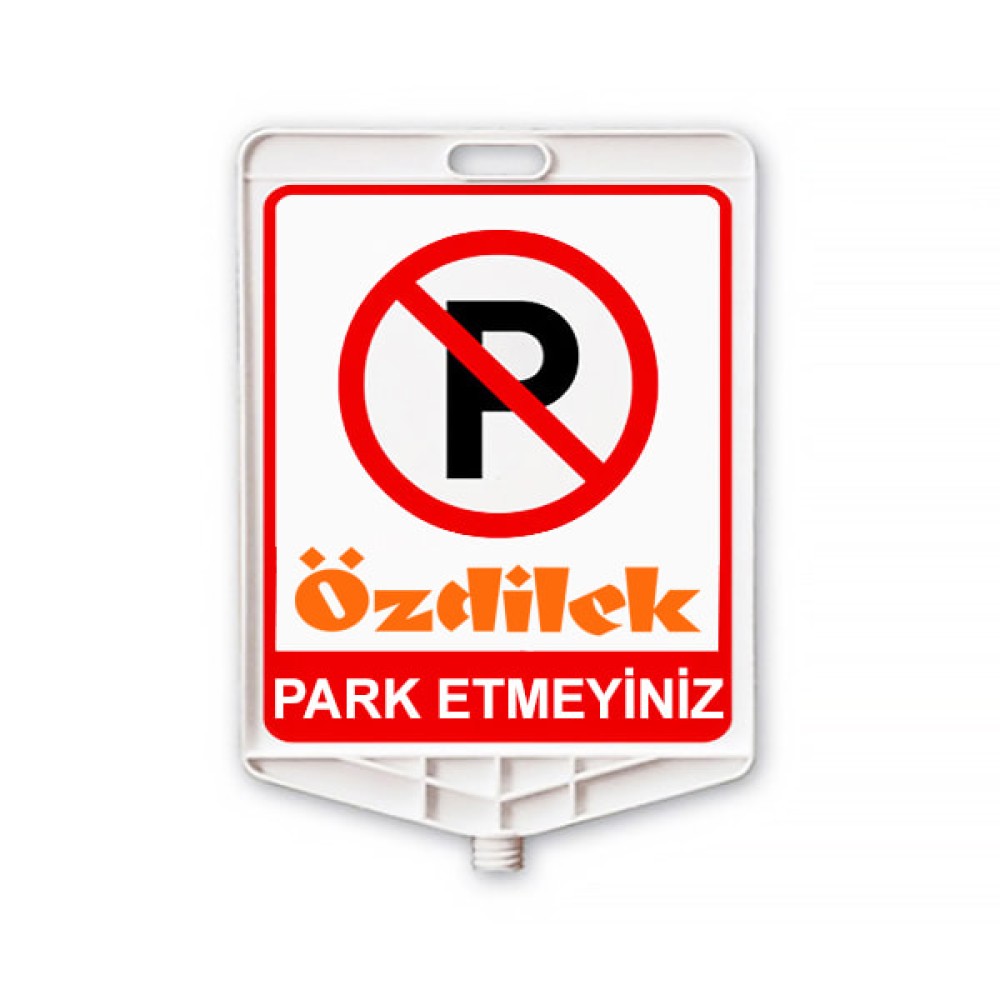 Rectangle Plastic Private Company Company Do Not Park Sign