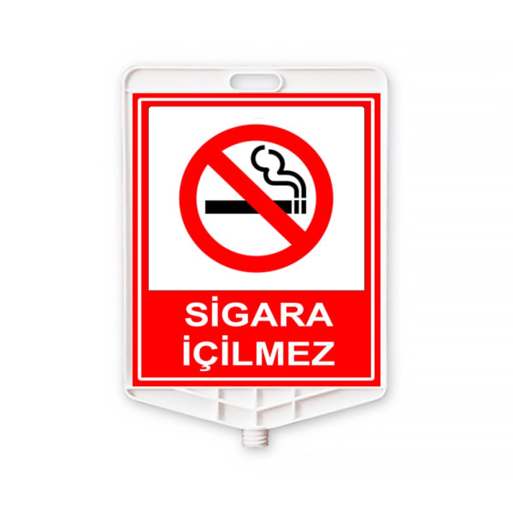 Rectangle Plastic No Smoking Sign Sign