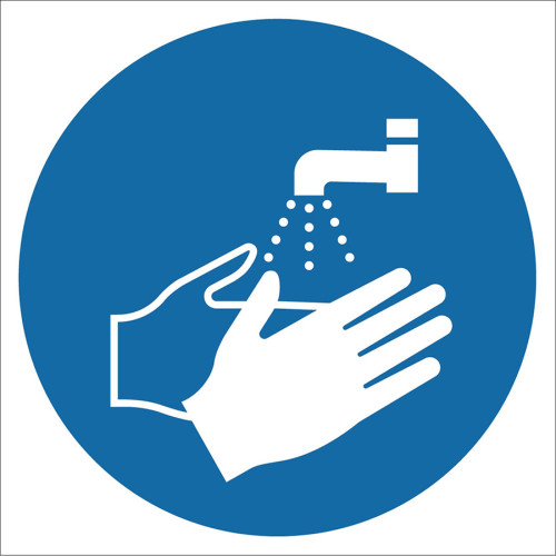 Wash Your Hands Sign Board Sign Sticker EF1719