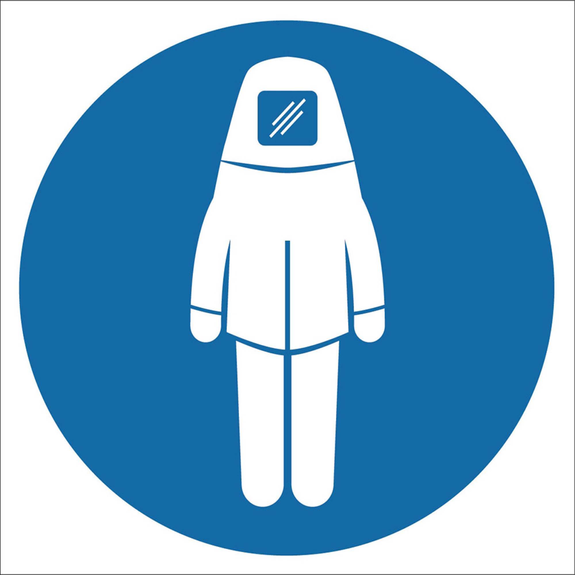 Production of Protective Clothing Sign Label Plate Signboard Manufacturing