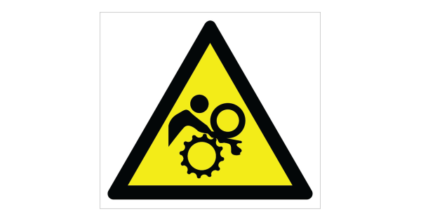 Caution Hand and Arm Trapping Hazard Sign Hand Trap Sign Signage