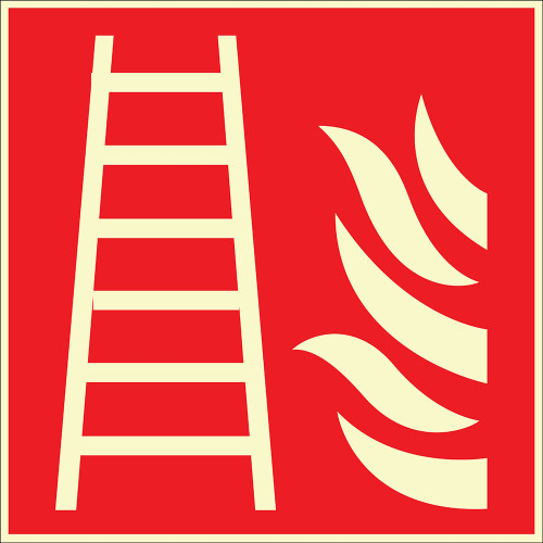 Phosphorescent Fire Escape Sign Sign Board Sign Sticker EF2674