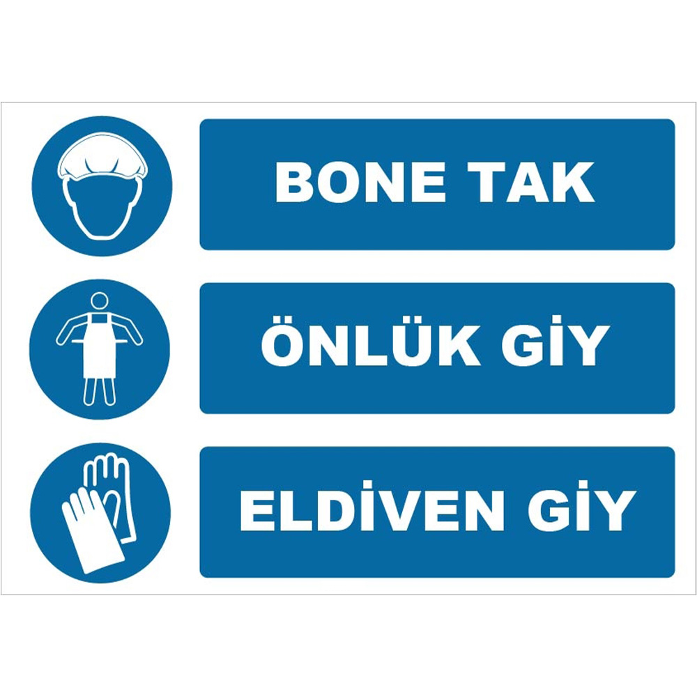 Wear a Cap, Wear an Apron, Wear Gloves, Sign Board, Sign Sticker, ZY1500 Wear a Cap, Wear an Apron, Wear Gloves, Sign Board, Sign Sticker, ZY1500
