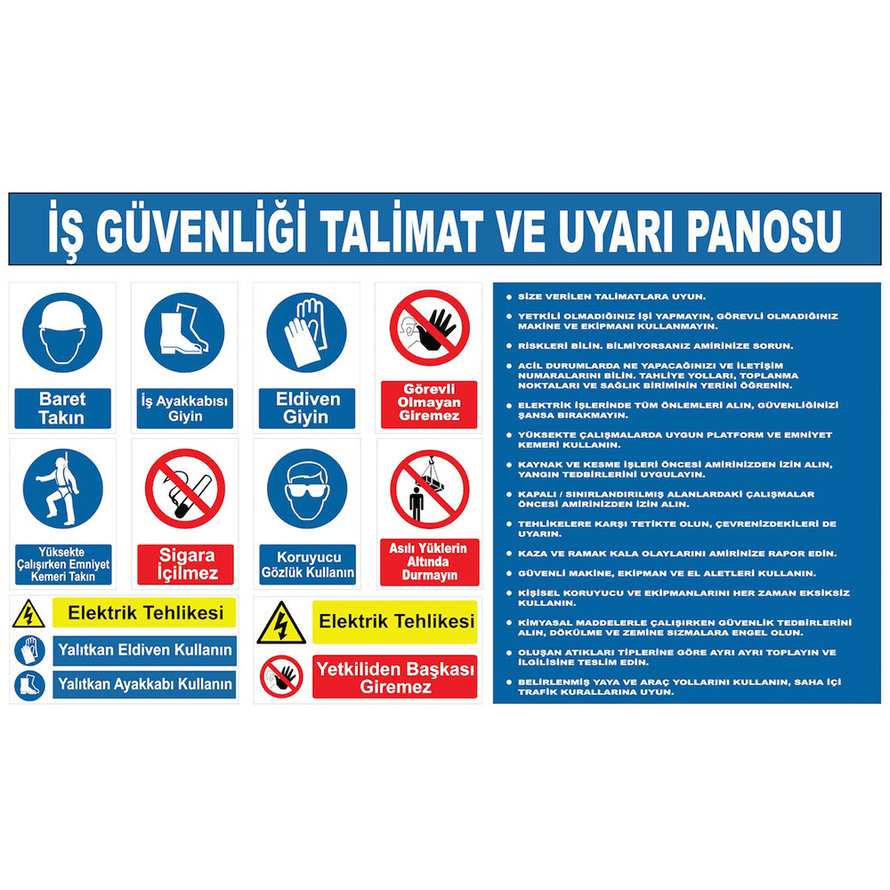 Occupational Safety Instruction and Warning Board Sign Sign Sign Label YT7046 Occupational Safety Instruction and Warning Board Sign Sign Sign Label YT7046