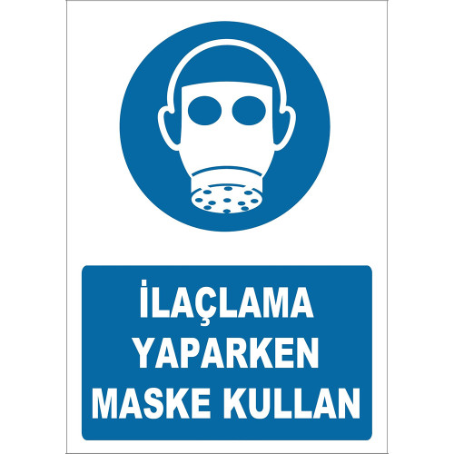 Use a Mask When Spraying Sign Board Sign Label YT7287