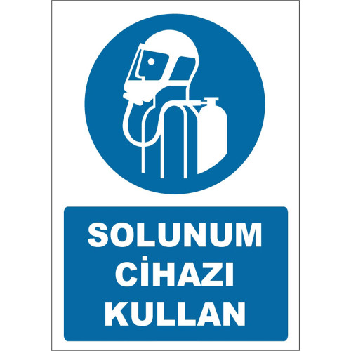 Use Respirator Sign Board Signage Label ZY1756