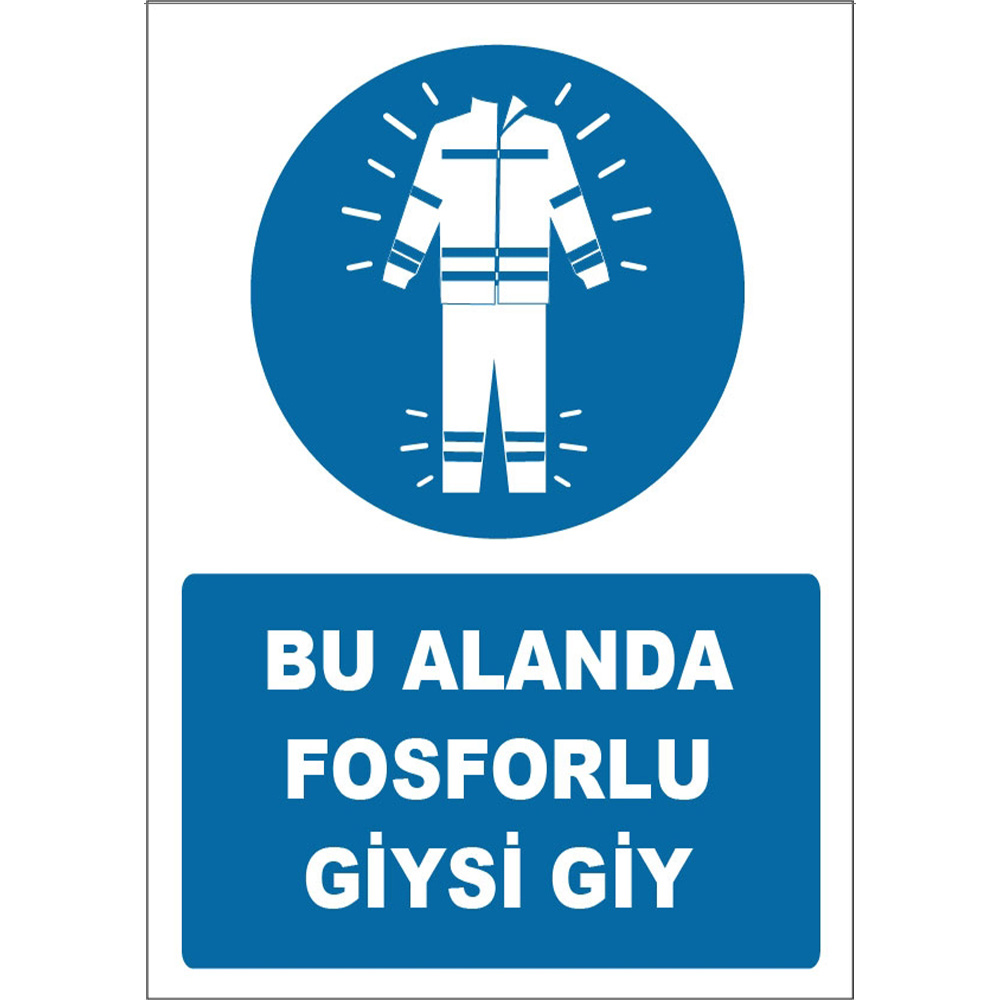 Wear Clothes Sign Board Sign Sticker Label ZY1650 With Phosphor In This Area