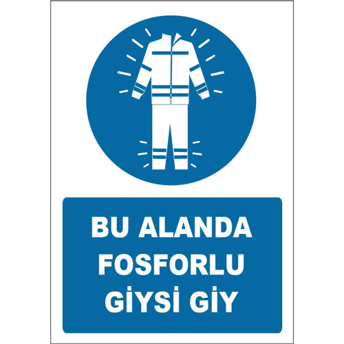 Wear Clothes Sign Board Sign Sticker Label ZY1650 With Phosphor In This Area