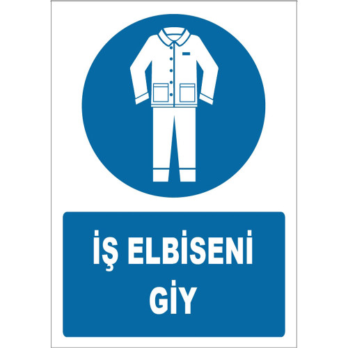 Put On Your Work Clothes Label Sign Board Sign ZY1594