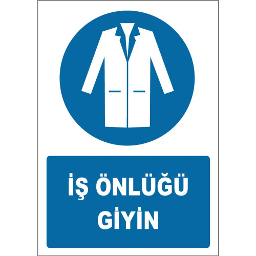 Wear Business Apron Sign Board Sign Sticker ZY1726