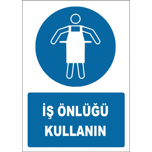 Use Business Apron Sign Board Signage Sticker ZY1719