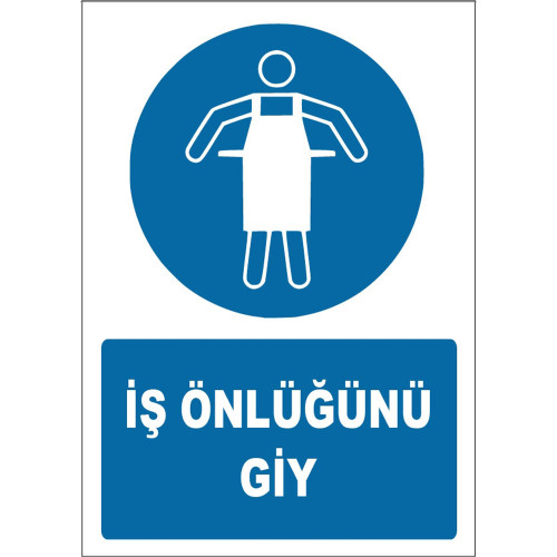 Put On Your Work Apron Sign Board Sign Sticker ZY1706