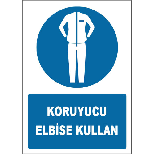 Use Protective Clothing Label Sign Board Sign Board ZY1609