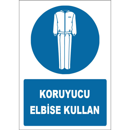 Use Protective Clothing Sign Board Sign Sticker ZY1613