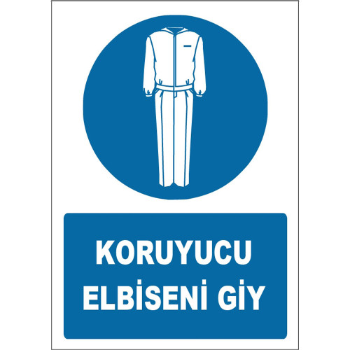 Put On Your Protective Suit Sign Board Sign Sticker ZY1611