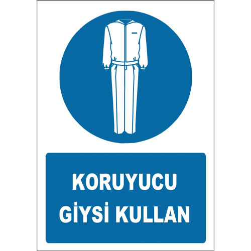 Use Protective Clothing Label Sign Board Sign Board ZY1630