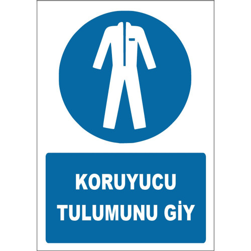 Put On Your Protective Coveralls Sign Board Sign Sticker ZY1685