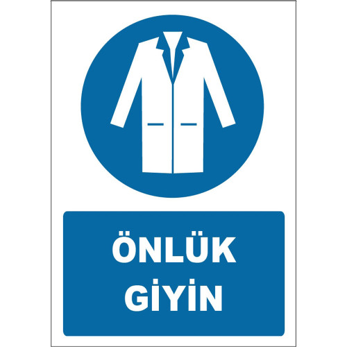 Put On An Apron Sign Board Sign Sticker ZY1732
