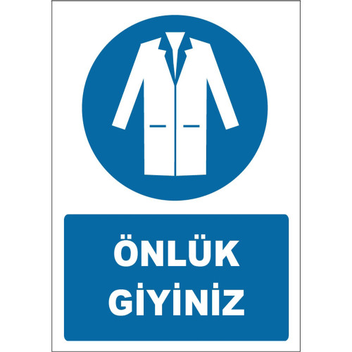 Put On An Apron Sign Board Sign Sticker ZY1731
