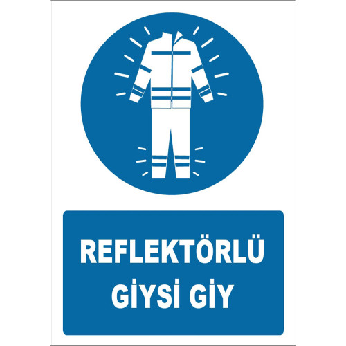 Wear Clothes Sign Board Sign Label With Reflector ZY1570