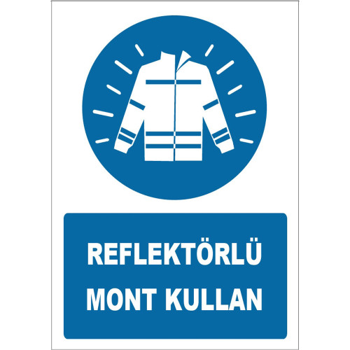 Use Coat Sign Board Signage Label With Reflector ZY1678