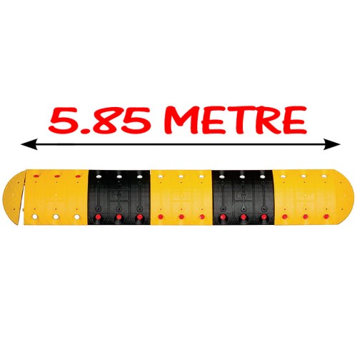 Yollarda Hız Kesiciler Asfalt Hız Kesici Oval Kasis Plastik Hız Kesici Kasis 12102 YK Evelux 5.85 Metre