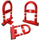 Parking Barrier Parking Iron Locked Reclining Barrier (5 PCS) Red