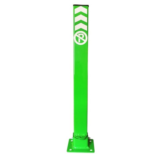 Kilitli Otopark Direği İstanbul Katlanır Otopark Kilitli Yatar Park Bariyeri 60 cm Yeşil