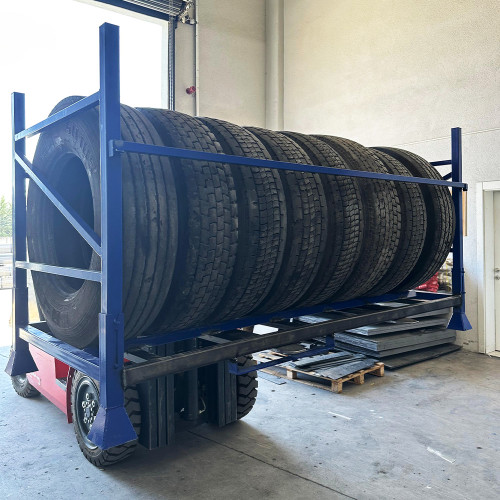 Tire Rack – Heavy Vehicle Tire Storage and Transport Rack