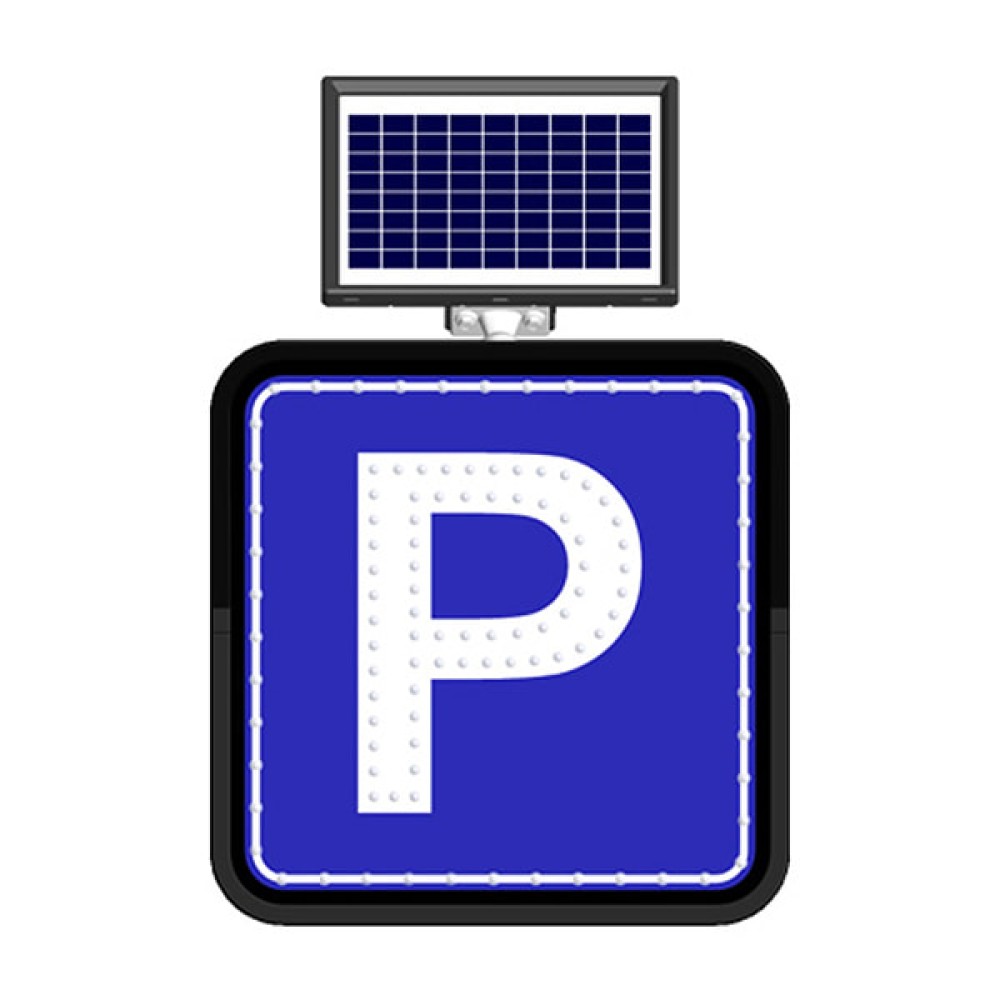 Güneş Enerjili Ledli Park Yeri Levhası Trafik Tabelası
