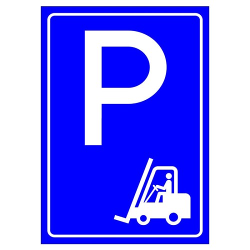 Forklift Parking Lot Sign Parking Lot Sign