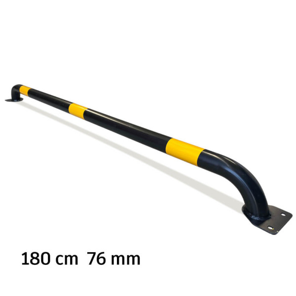 Vehicle Stopper Parking Stopper Black (Pipe Type) 180cm Ø76mm
