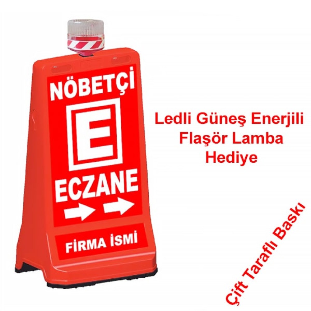 Nöbetçi Eczane Levhası Dubalı Ledli Flaşörlü Reklam Eczane Tabelası