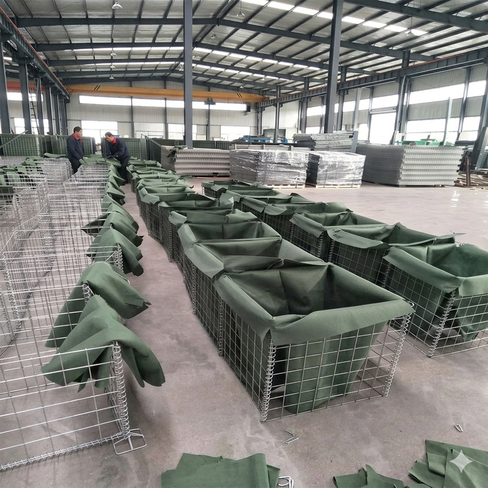 Savunma Bariyeri | HESCO Tipi Galvanizli Sel ve Erozyon Bariyeri Savunma Bariyeri | HESCO Tipi Galvanizli Sel ve Erozyon Bariyeri