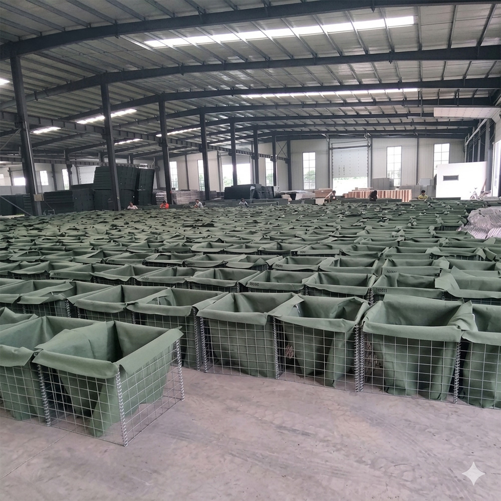 Savunma Bariyeri | HESCO Tipi Galvanizli Sel ve Erozyon Bariyeri Savunma Bariyeri | HESCO Tipi Galvanizli Sel ve Erozyon Bariyeri