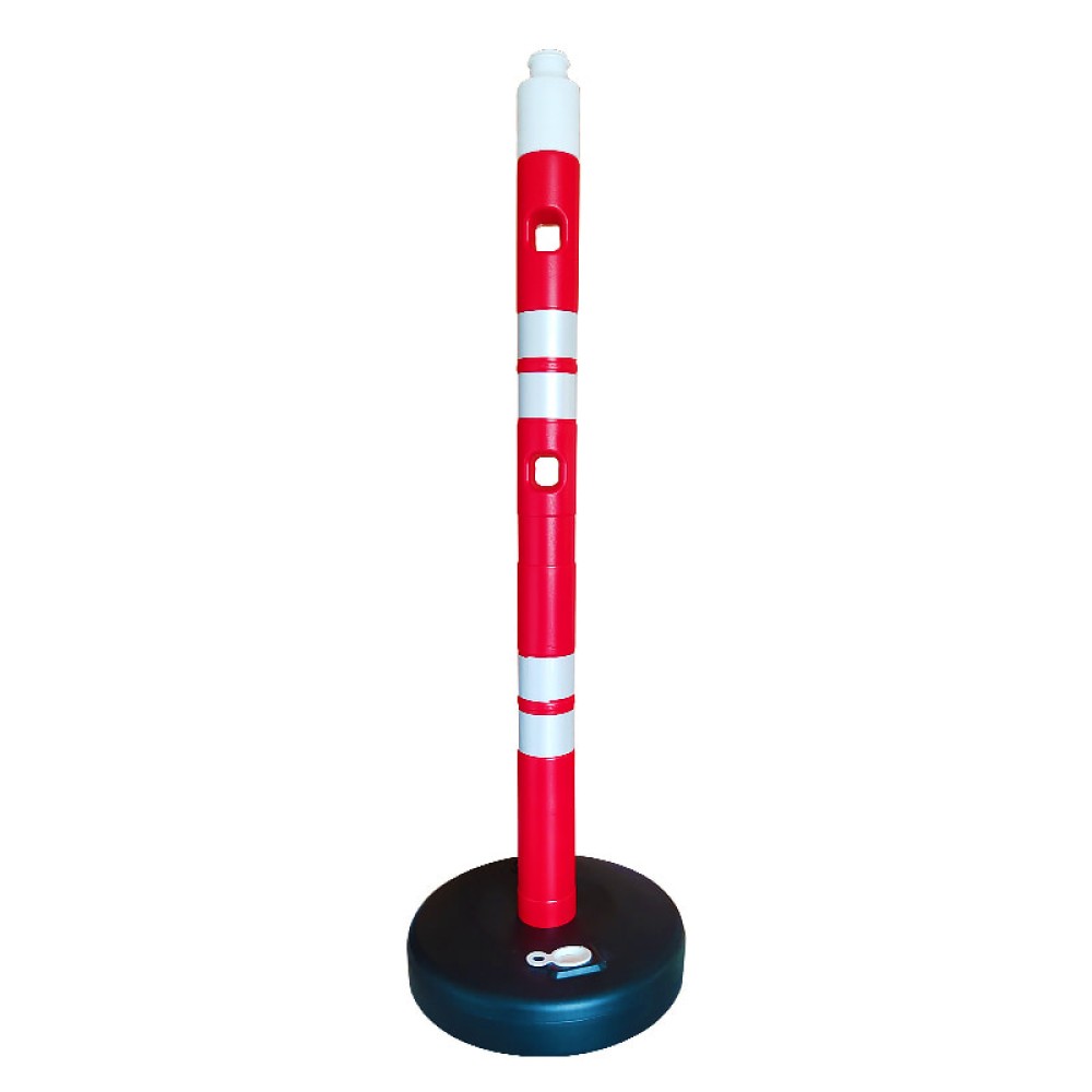 Pontoon Warning Post Weighted Plastic Warning Post 105 cm