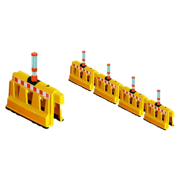 Bariyer Duba Delinatörlü Bariyer Plastik Güvenlik Bariyeri Güvenlik Barikatı 400x1000x600mm Sarı