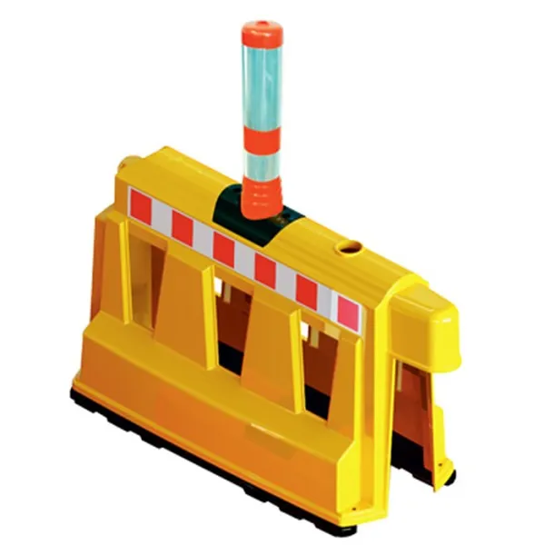Bariyer Duba Delinatörlü Bariyer Plastik Güvenlik Bariyeri Güvenlik Barikatı 400x1000x600mm Sarı