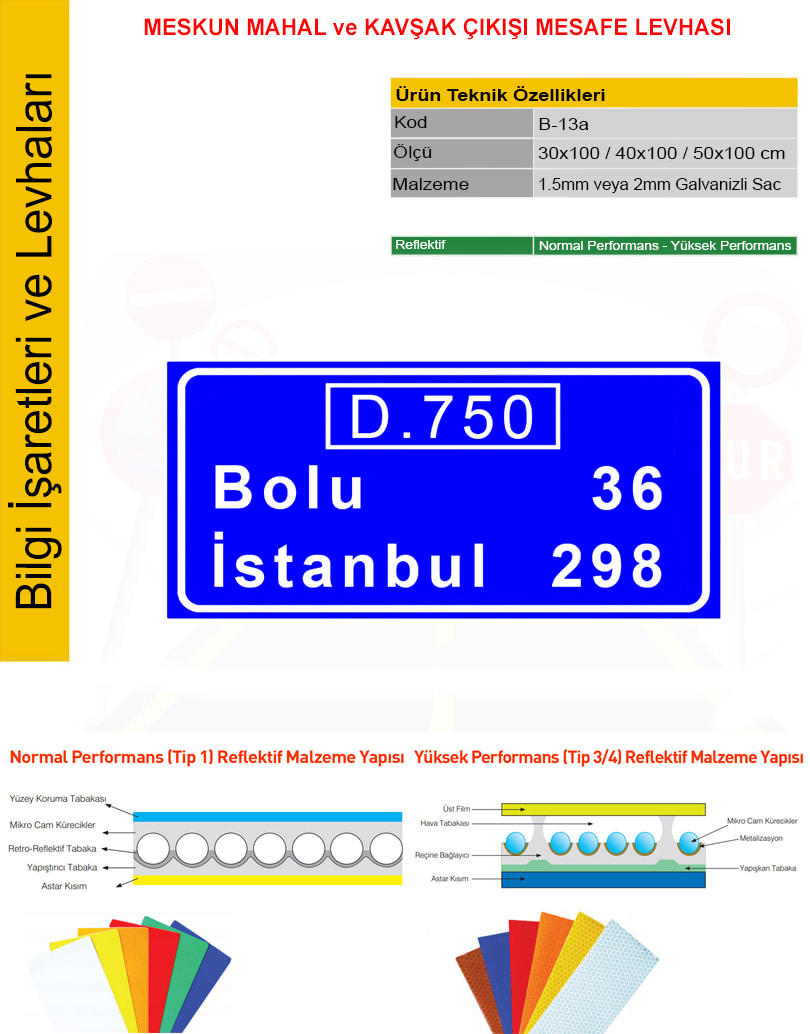 mesafe levhası