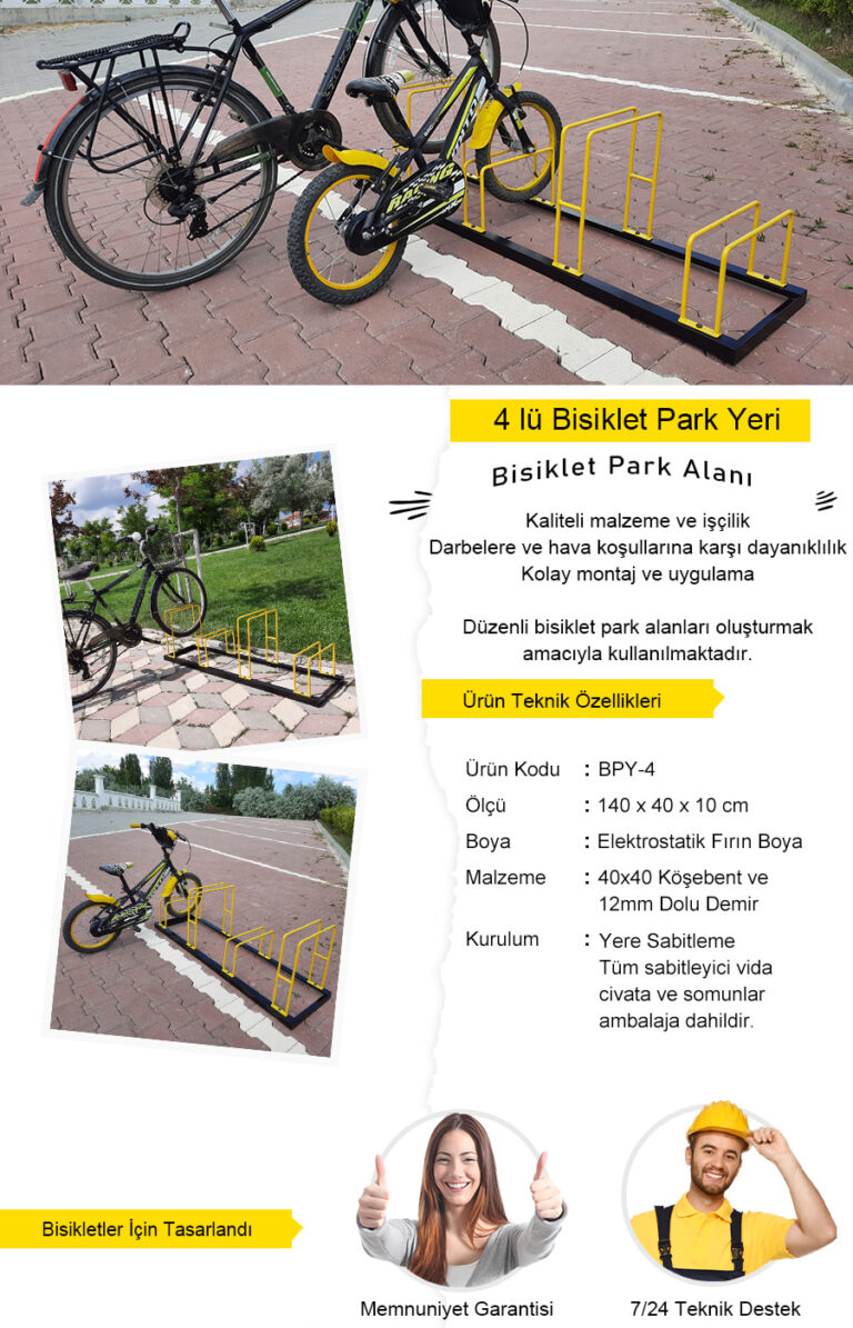 bisiklet park yeri 4 lü
