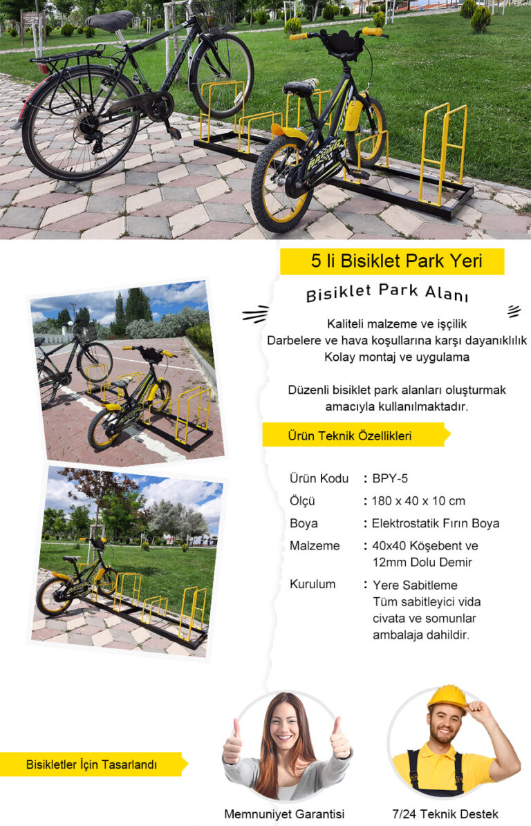 bisiklet park yeri 5 li