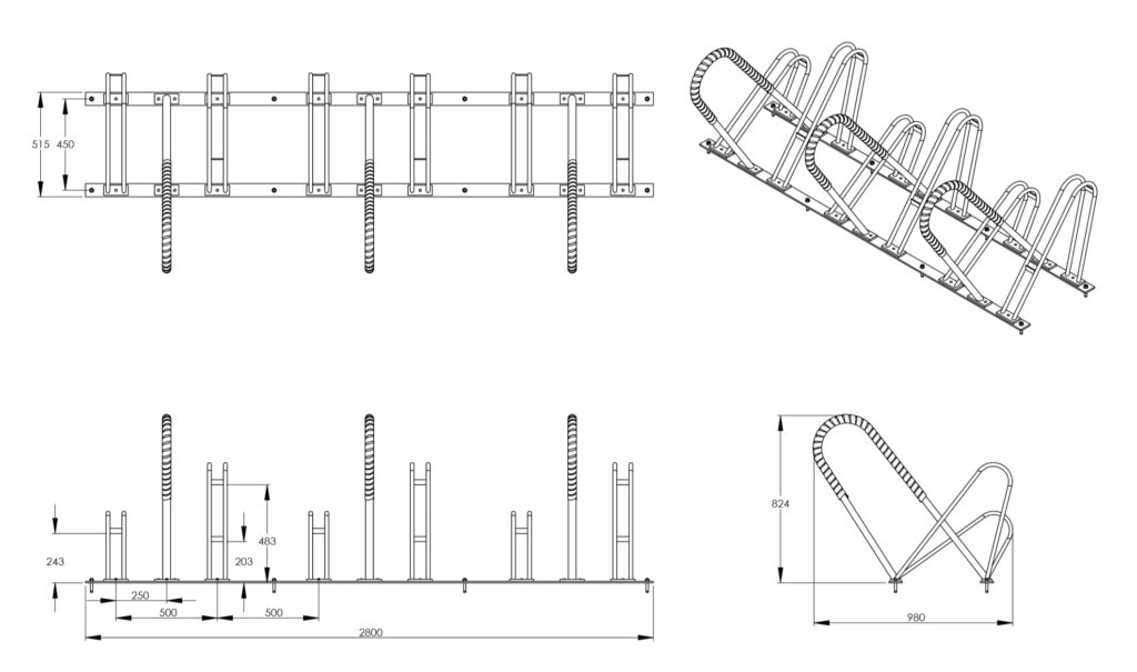 bisiklet park yeri 6 lı